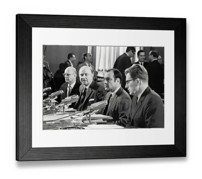 Framed Print : US Scholars at Committee Hearing Framed Print : US Scholars at Committee Hearing