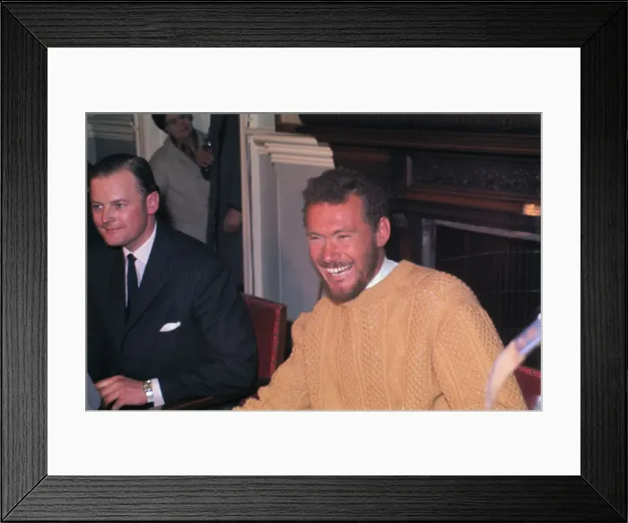 Framed Print : Robin Knox-Johnston After Completing 312 Day Voyage Framed Print : Robin Knox-Johnston After Completing 312 Day Voyage