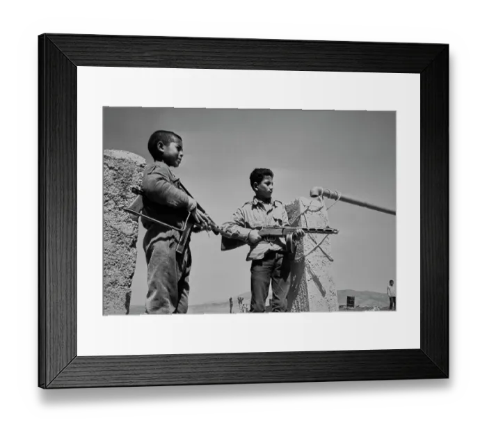 Framed Print : Young Members Of Fatah Framed Print : Young Members Of Fatah