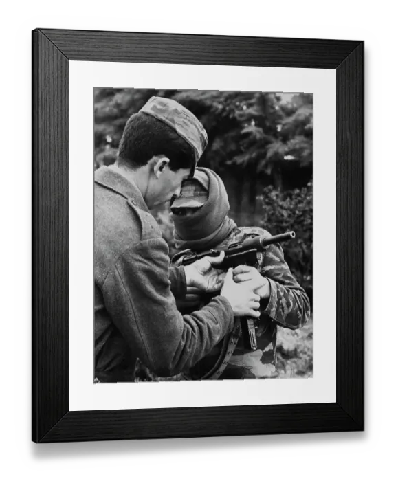 Framed Print : Fatah Weapons Training