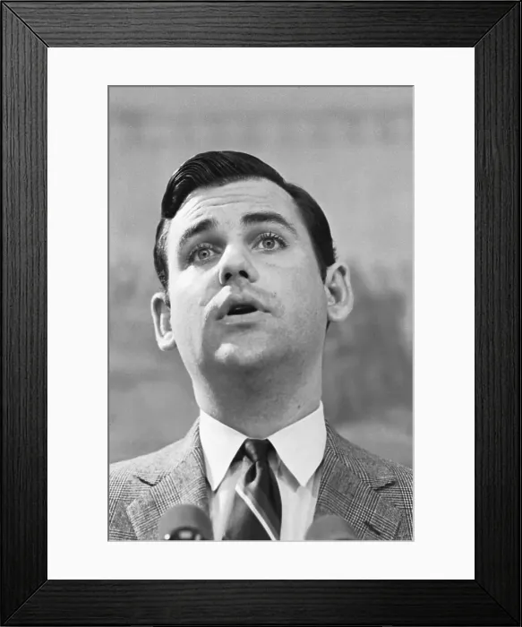 Framed Print : Press Secretary Ron Ziegler Speaking Framed Print : Press Secretary Ron Ziegler Speaking