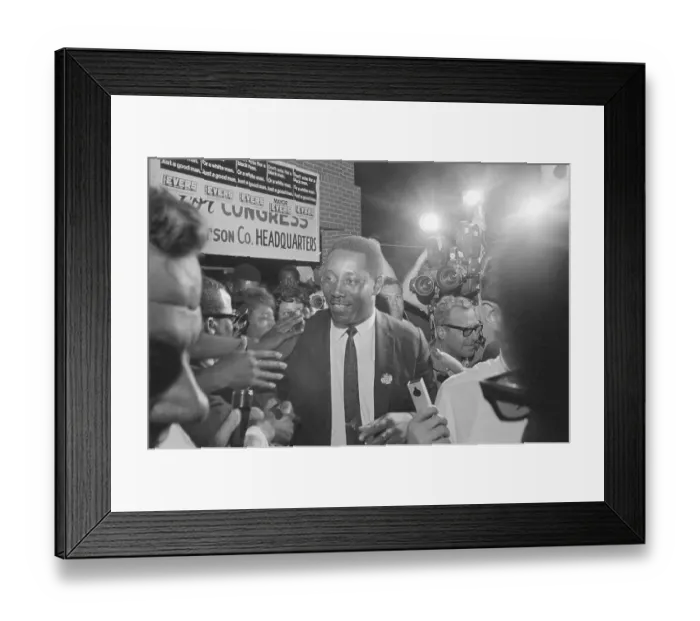 Framed Print : Charles Evers, First Black Mayor of Fayette Framed Print : Charles Evers, First Black Mayor of Fayette