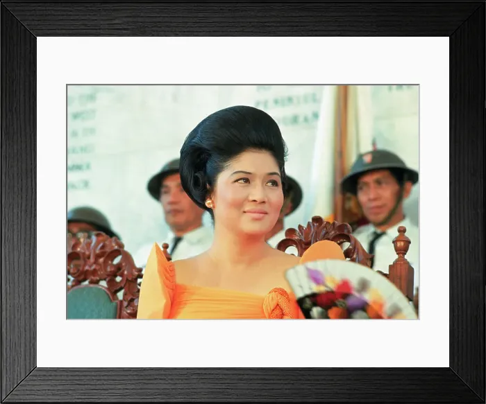 Framed Print : Portrait of Imelda Marcos Framed Print : Portrait of Imelda Marcos
