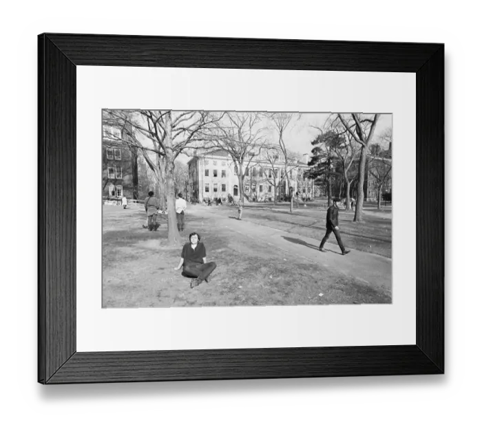 Framed Print : Students at Harvard University Framed Print : Students at Harvard University