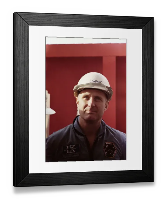 Framed Print : Portrait of Thomas P Stafford Framed Print : Portrait of Thomas P Stafford