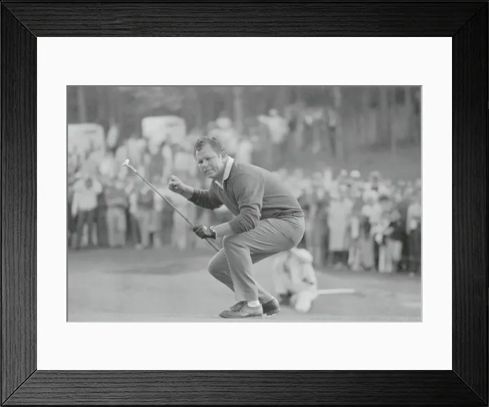 Framed Print : Orville Moody Playing Golf Framed Print : Orville Moody Playing Golf