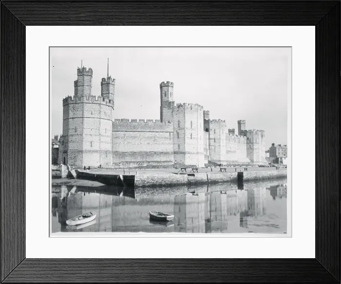 Framed Print : Castle in Caernarvon for Prince Charles Investiture Framed Print : Castle in Caernarvon for Prince Charles Investiture