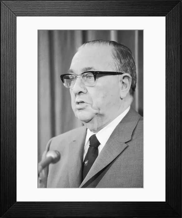 Framed Print : Mayor Richard Daley Framed Print : Mayor Richard Daley