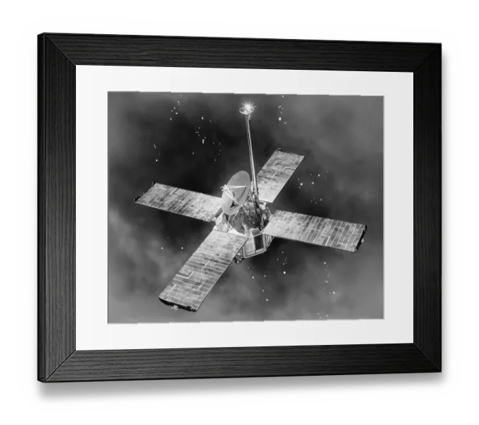 Framed Print : Mariner Space Probe Framed Print : Mariner Space Probe