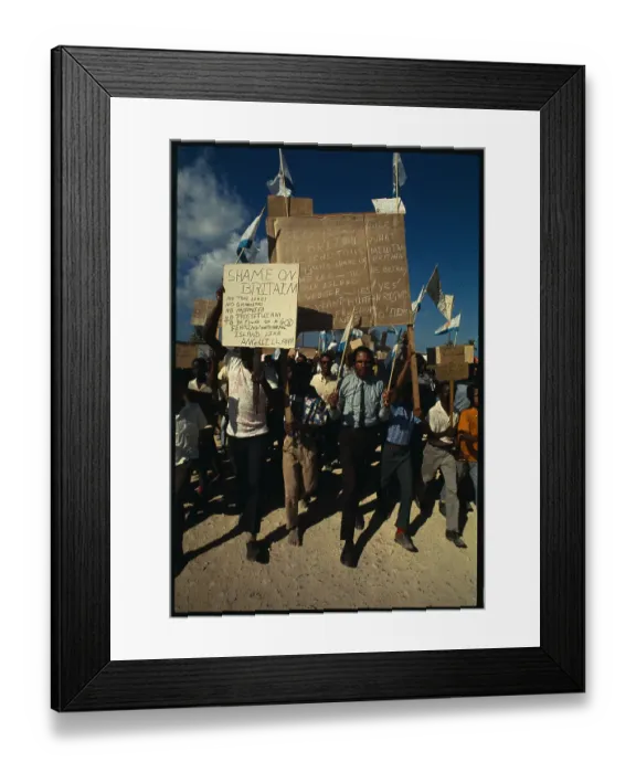 Framed Print : President of Anguilla Ronald Webster Framed Print : President of Anguilla Ronald Webster