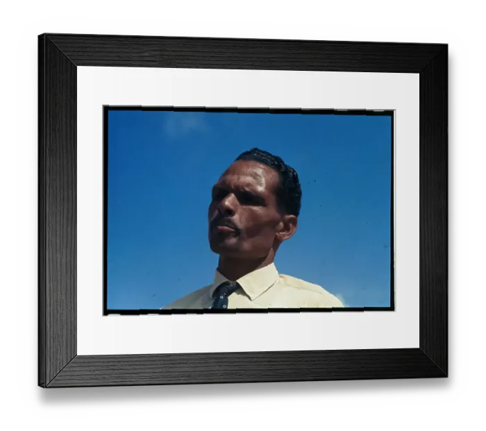 Framed Print : President of Anguilla Ronald Webster Framed Print : President of Anguilla Ronald Webster