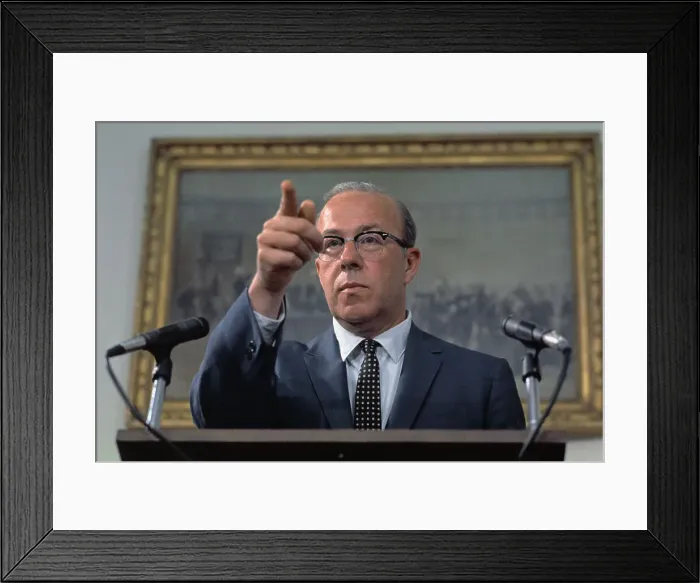 Framed Print : George Shultz Pointing Finger While Speaking Framed Print : George Shultz Pointing Finger While Speaking