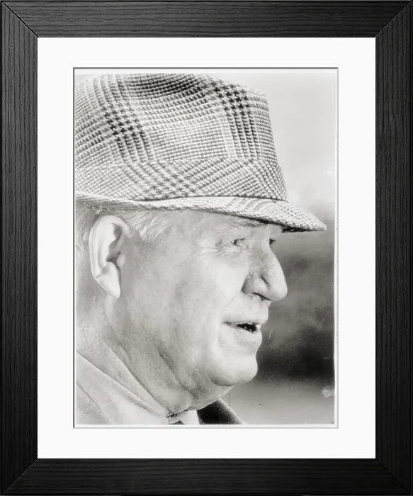 Framed Print : Close-Up Profile Of Percy Foreman Framed Print : Close-Up Profile Of Percy Foreman