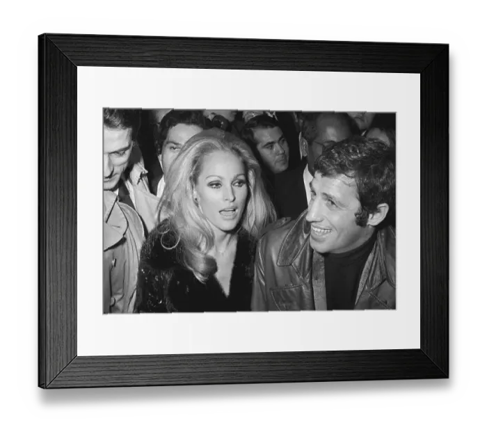 Framed Print : Ursula Andress And Jean-aul Belmondo Framed Print : Ursula Andress And Jean-aul Belmondo