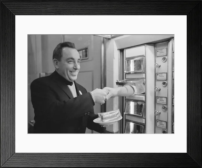 Framed Print : Pierre Charlot at An Automat Framed Print : Pierre Charlot at An Automat