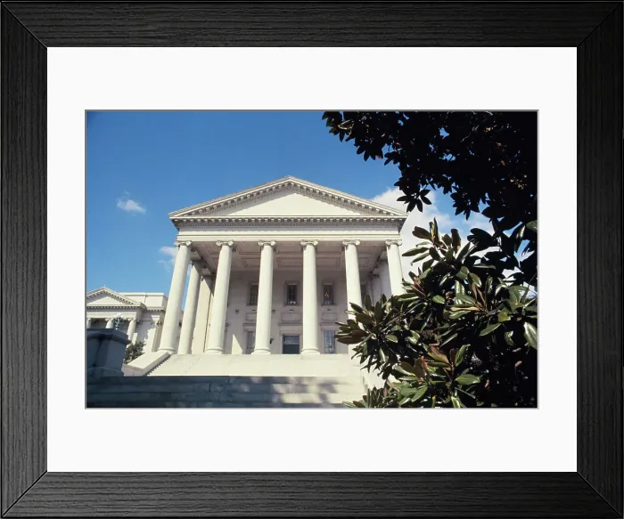 Framed Print : View of Virginia State Capitol Framed Print : View of Virginia State Capitol