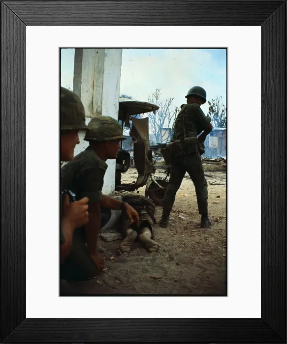 Framed Print : Soldier Walking from Comrades Framed Print : Soldier Walking from Comrades