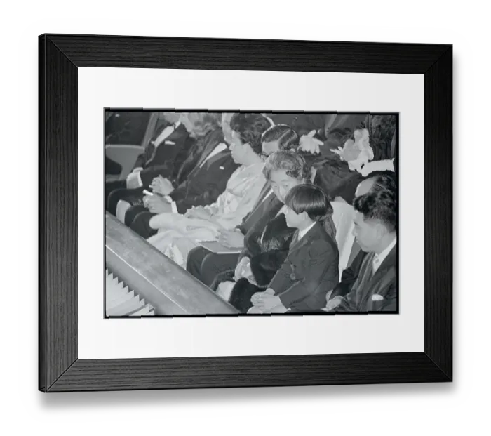 Framed Print : Japan's Royal Family at Concert Framed Print : Japan's Royal Family at Concert