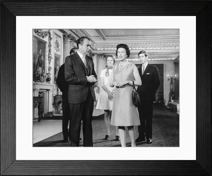 Framed Print : President Nixon With Queen Elizabeth