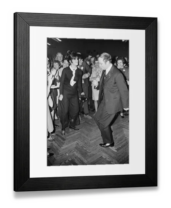 Framed Print : Pierre Trudeau Dancing with a Woman Framed Print : Pierre Trudeau Dancing with a Woman