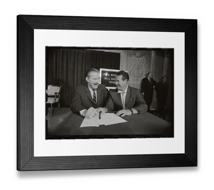 Framed Print : Ted Williams Major Contract Signing Event Framed Print : Ted Williams Major Contract Signing Event