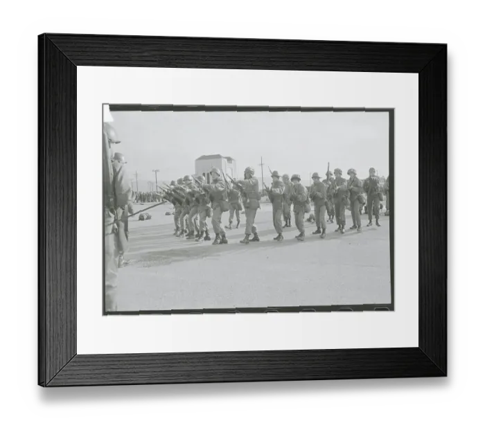 Framed Print : National Guardsmen Training Framed Print : National Guardsmen Training