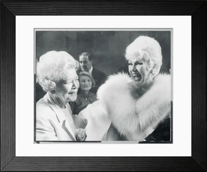 Framed Print : Ginger Rogers Laughing with Her Mother Lela Framed Print : Ginger Rogers Laughing with Her Mother Lela