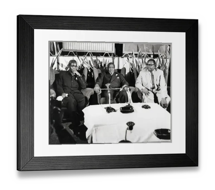Framed Print : African Leadeers Seated At Conference Framed Print : African Leadeers Seated At Conference