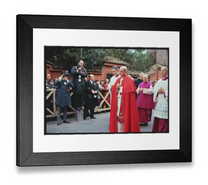 Framed Print : Pope Paul VI During Ash Wednesday Ceremonies Framed Print : Pope Paul VI During Ash Wednesday Ceremonies