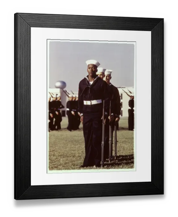 Framed Print : Naval Training Graduates Framed Print : Naval Training Graduates