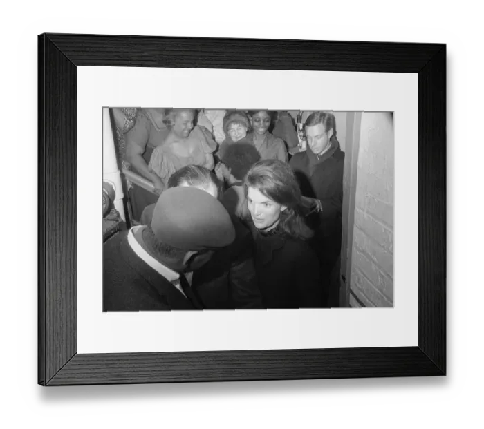 Framed Print : Jacqueline Kennedy Onassis with James Earl Jones Framed Print : Jacqueline Kennedy Onassis with James Earl Jones