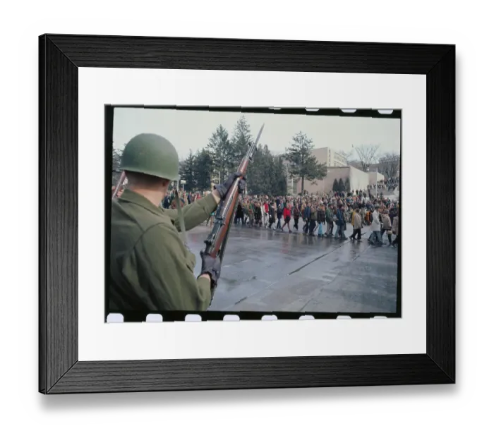 Framed Print : National Guard at University of Wisconsin Campus Framed Print : National Guard at University of Wisconsin Campus