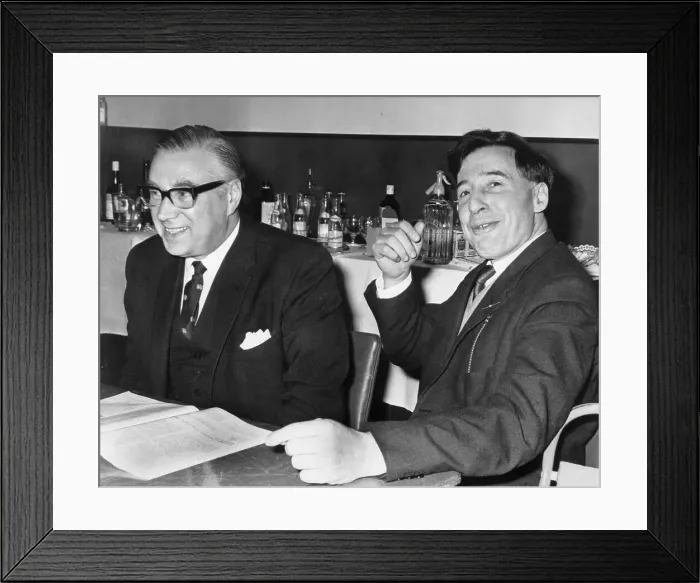 Framed Print : Dr. Patrick Steptoe and Dr. Robert Edwards Framed Print : Dr. Patrick Steptoe and Dr. Robert Edwards