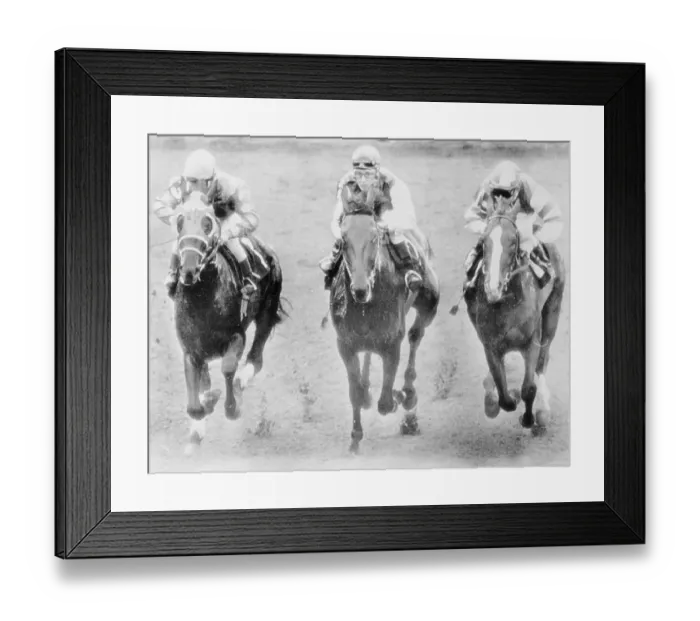 Framed Print : Horses Running in A Race Framed Print : Horses Running in A Race