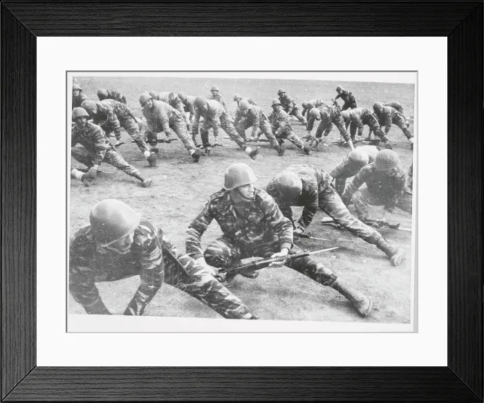 Framed Print : Men Training Framed Print : Men Training