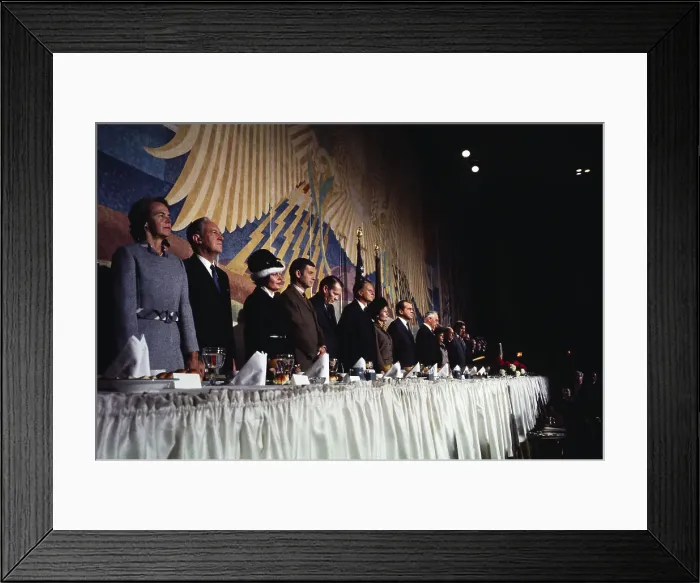 Framed Print : Nixon With Other Officials and Wives