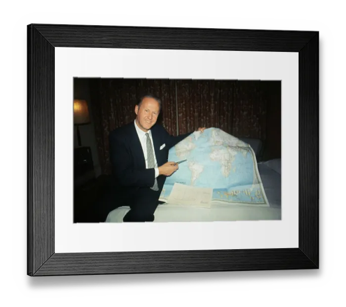 Framed Print : Portrait of Explorer Thor Heyerdahl Framed Print : Portrait of Explorer Thor Heyerdahl