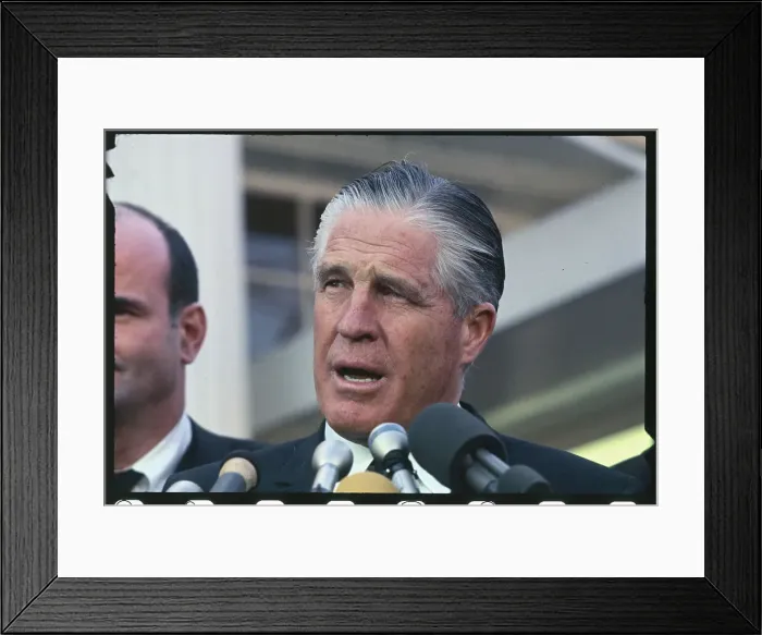 Framed Print : Portrait of George Romney Speaking Framed Print : Portrait of George Romney Speaking
