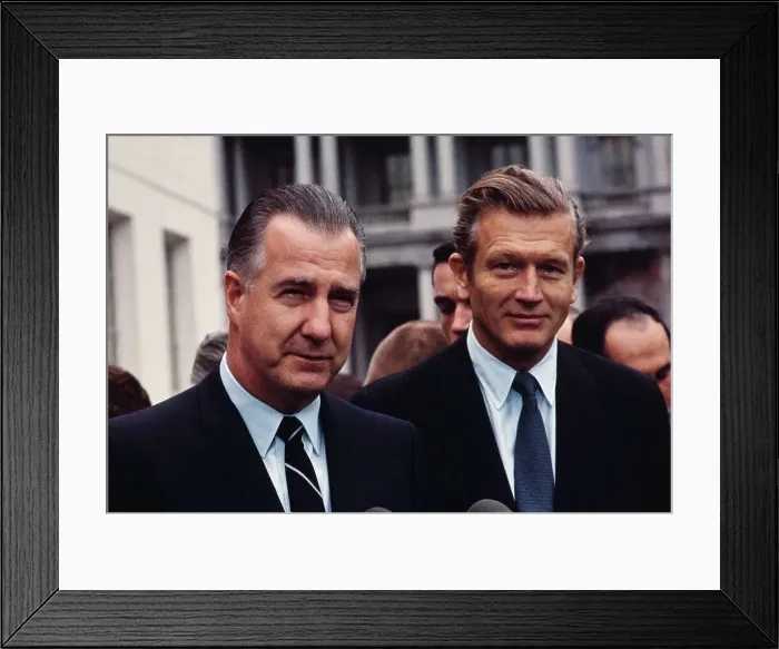 Framed Print : Vice President Spiro Agnew and Mayor John Lindsay Framed Print : Vice President Spiro Agnew and Mayor John Lindsay