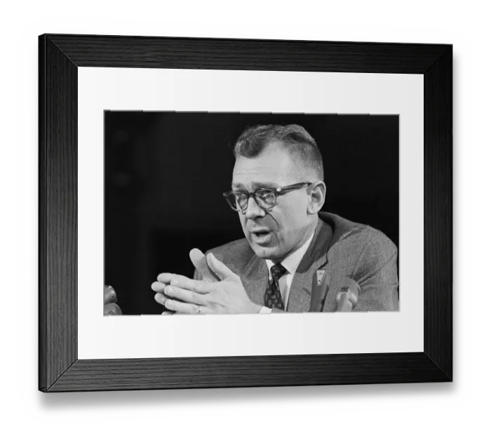 Framed Print : Portrait of Lloyd W. Bailey Testifying Framed Print : Portrait of Lloyd W. Bailey Testifying