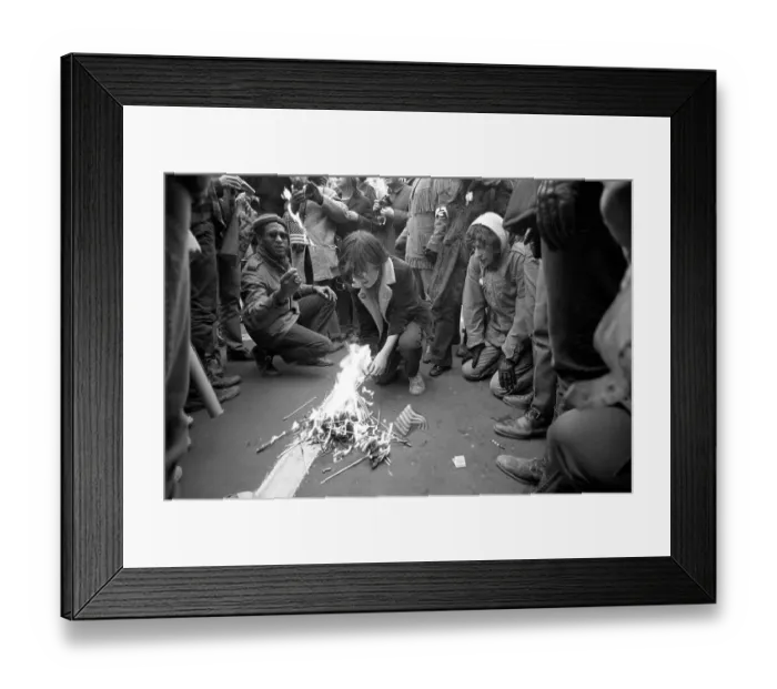 Framed Print : Counter Inauguration of 1969 Framed Print : Counter Inauguration of 1969