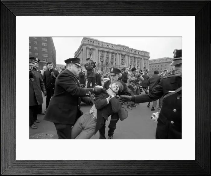 Framed Print : Counter Inauguration of 1969 Framed Print : Counter Inauguration of 1969
