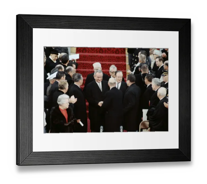 Framed Print : Presidents Being Sworn into Positions Framed Print : Presidents Being Sworn into Positions
