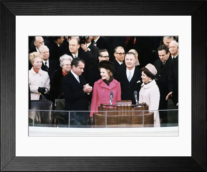 Framed Print : President Richard Nixon with Wife Framed Print : President Richard Nixon with Wife