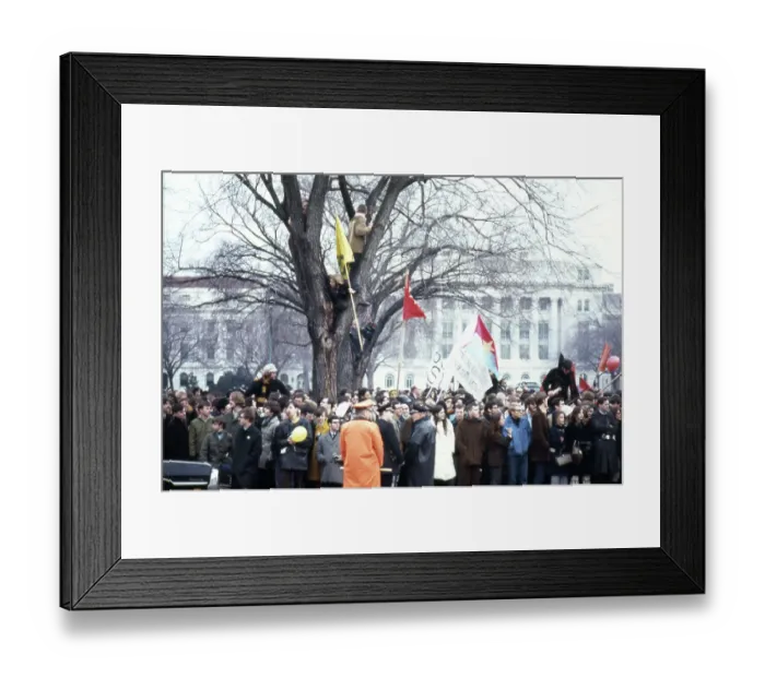 Framed Print : Counter Inauguration of 1969