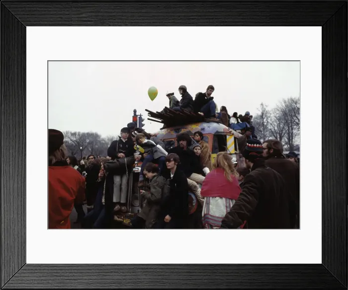 Framed Print : Demonstrators Protesting Against Nixon Framed Print : Demonstrators Protesting Against Nixon