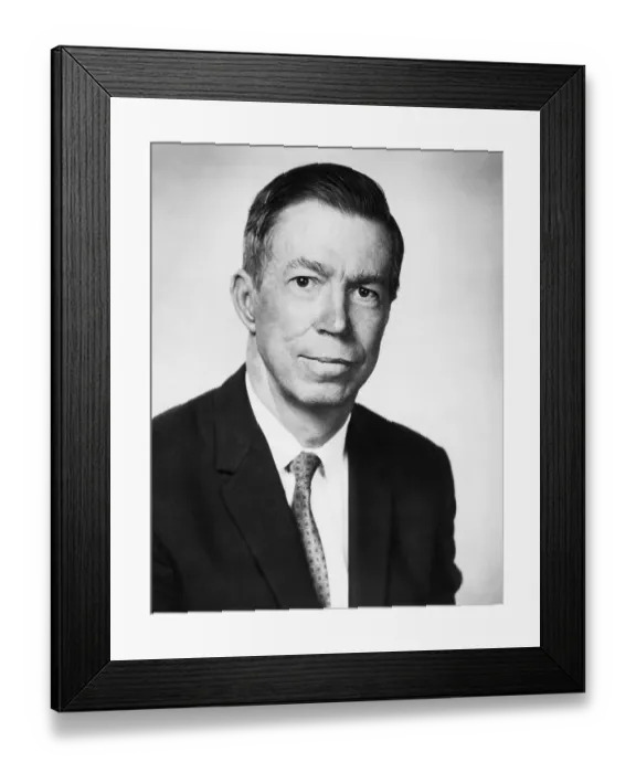 Framed Print : Robert Bruce Merrifield, Enzyme Scientist Framed Print : Robert Bruce Merrifield, Enzyme Scientist
