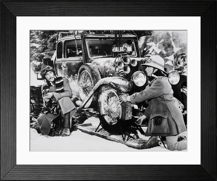Framed Print : Dudley Moore And Peter Cook In Movie Framed Print : Dudley Moore And Peter Cook In Movie