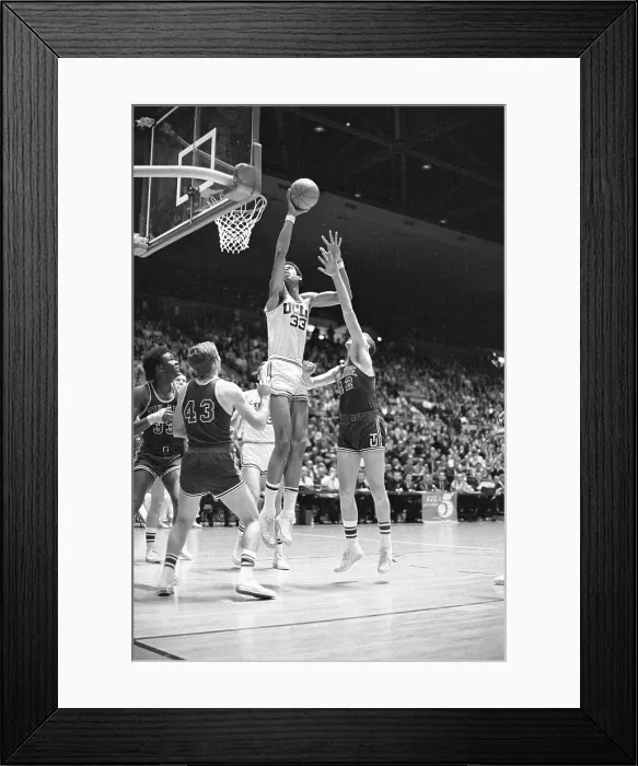 Framed Print : Lew Alcindor About to Score Framed Print : Lew Alcindor About to Score
