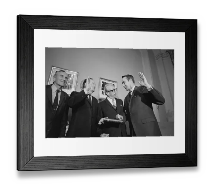 Framed Print : Bob Dole Being Sworn In As Senator Framed Print : Bob Dole Being Sworn In As Senator